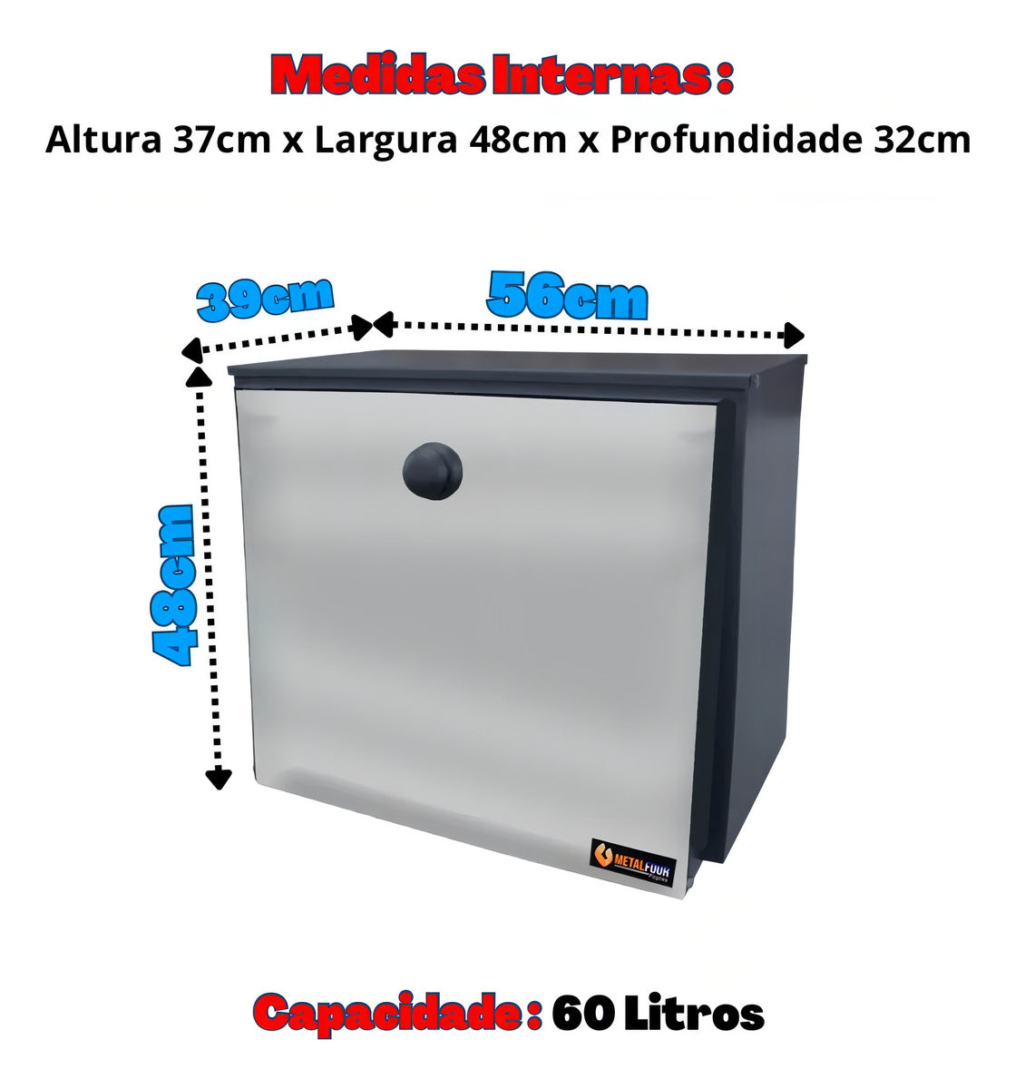 Fogão Industrial 6 Bocas Alta Pressão P5 Com Forno 60 Litros Cor Preto Botijão - ALTA PRESSÃO