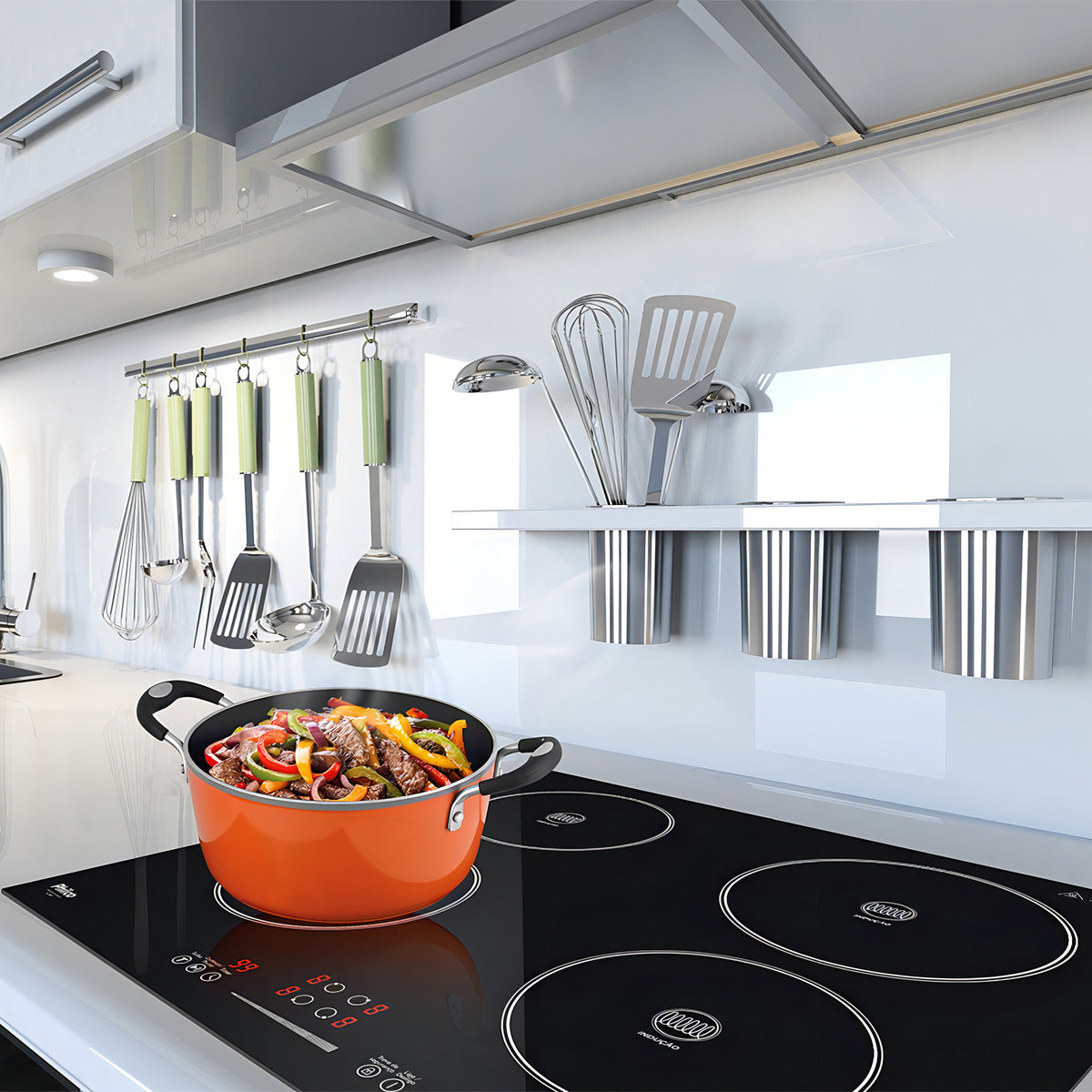Fogão Cooktop De Indução Philco 4 Bocas Pct04p Preto 220v