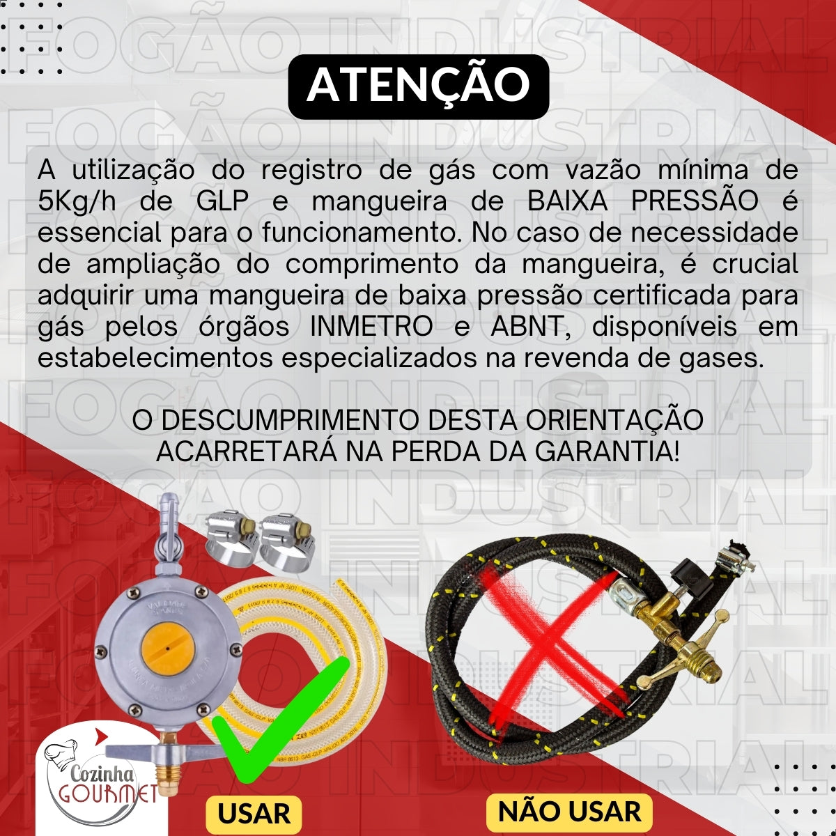 Fogão Industrial De Piso 6 Bocas Cozinha Gourmet FOG-PISO-6B-MISTO-BP Cor Cinza/grafite