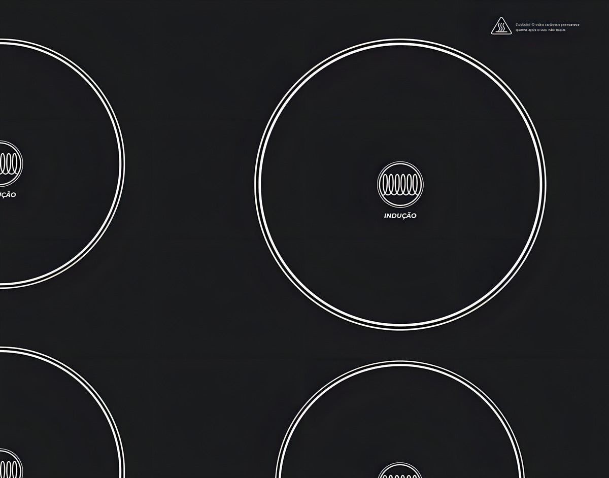 Fogão Cooktop De Indução Philco 4 Bocas Pct04p Preto 220v