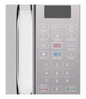 Micro-ondas PMO23EB Limpa Fácil 20L Potência de 1100W Cor Branco Philco 127V