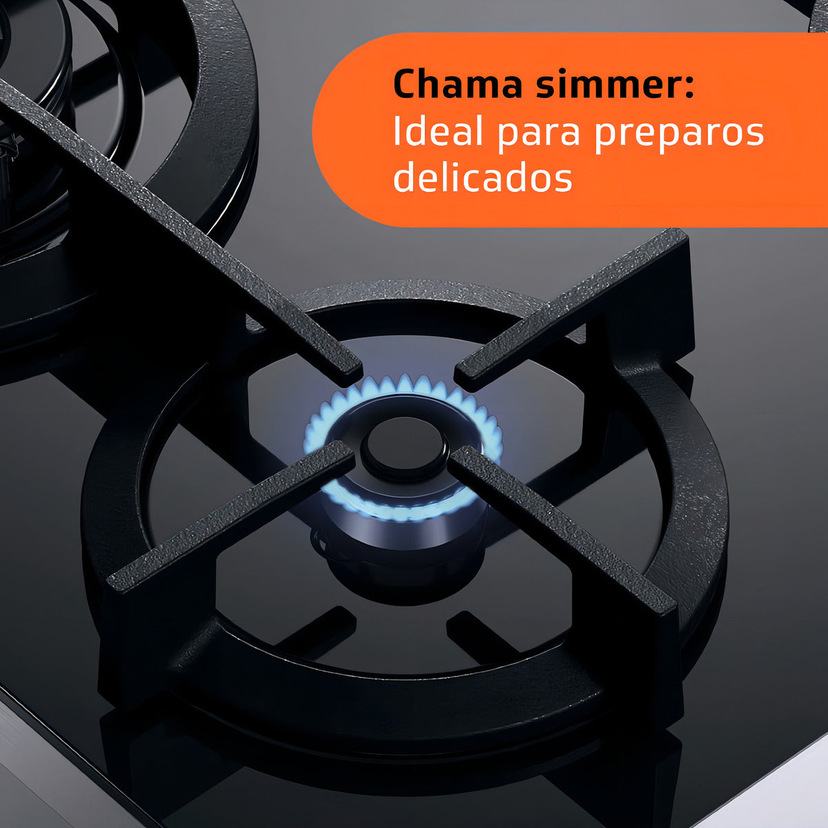 Fogão Brastemp BFO4VBR com porta com visor 127V - inox