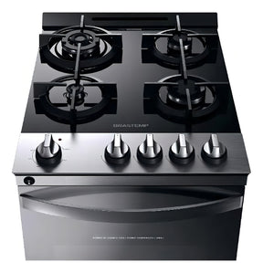 Fogão Brastemp BFO4VBRRNA com porta cega 127V - aço inoxidável