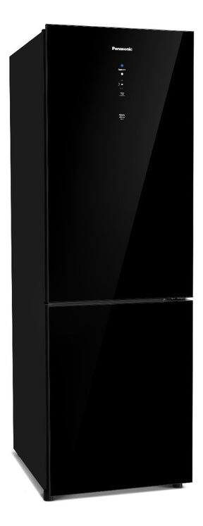 Geladeira Bb41 Black Glass 397l A+++ 60cm Panasonic Cor Preto 110V