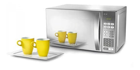 Micro-ondas Cm020bf 20 Litros Espelhado Com Função Descongelar Cor Cinza/inox Consul 220v