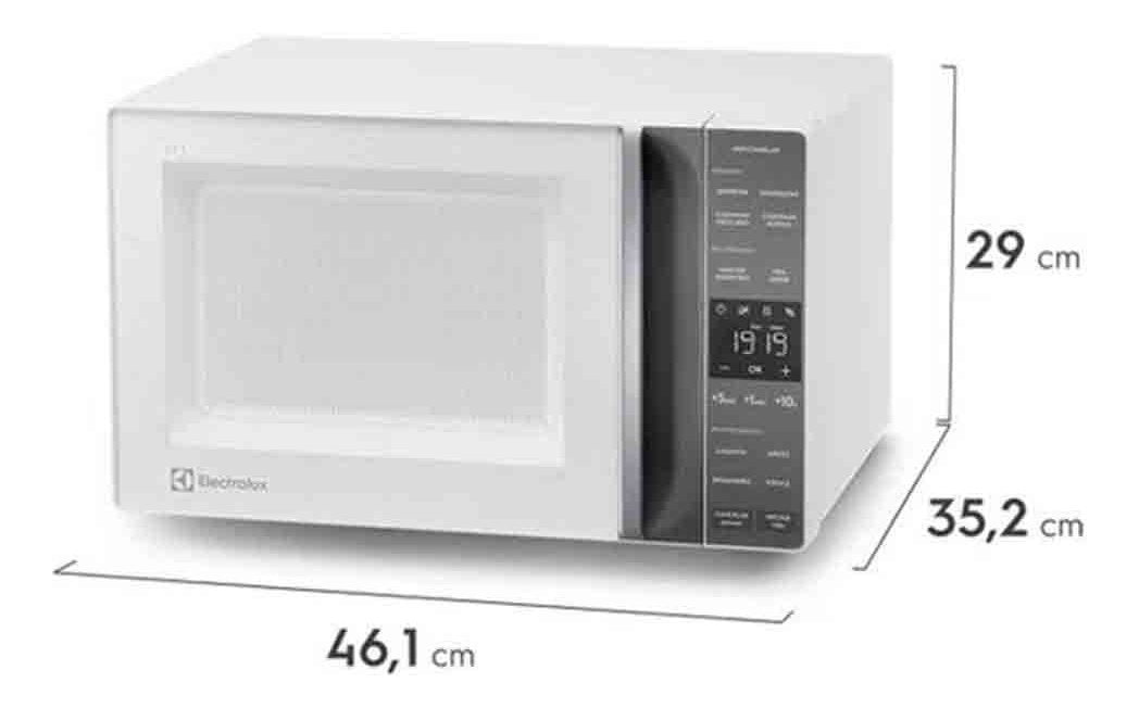 Micro-ondas Electrolux 23L Branco Efficient com Descongelamento Assistido ME23B 220v