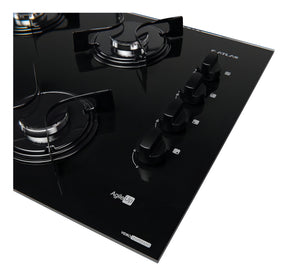 Cooktop 4 Bocas Preto Com Mesa Vidro Atlas Agile Up Bivolt