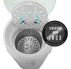 Centrífuga De Roupas Bcr15b Cesto Inox 15kg Branca Britânia 110v