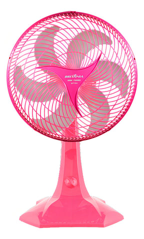 Ventilador Britânia Rosa 60w Hélice Com 6 Pás Bvt304 127V