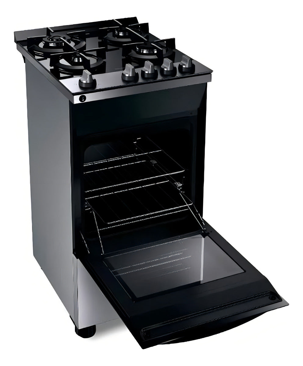 Fogão Brastemp BFO4VBRRNA com porta cega 127V - aço inoxidável