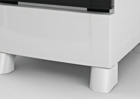 Fogão 4 Bocas Branco Itatiaia de chão Star Clean a gás Forno 51L com porta de vidro