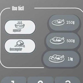 Micro-ondas Cm020bf 20 Litros Espelhado Com Função Descongelar Cor Cinza/inox Consul 220v