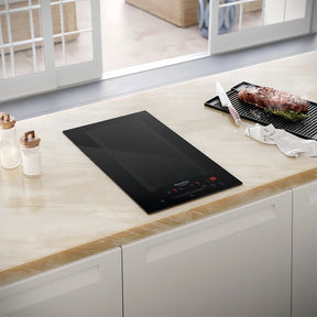 Cooktop De Indução 2 Bocas Preto Com Zona Flexível Dako 220v