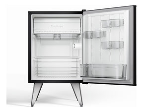 Frigobar BRA08HE Retrô 76 Litros Com 3 Prateleiras Cor Classic Black Brastemp 220V