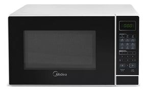 Micro-ondas 20l Branco Porta Preta Minuto Fácil Midea 110V