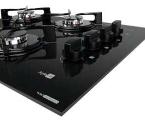 Cooktop 4 Bocas Preto Com Mesa Vidro Atlas Agile Up Bivolt