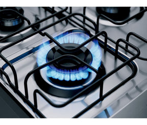 Fogão Brastemp 5 Bocas Duplo Forno Cor Inox Com Botões Remov Tipo de conexão Gás engarrafado 110V