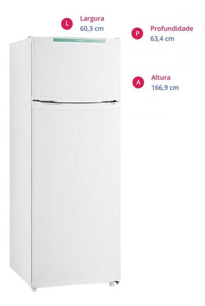 Geladeira com freezer Consul  CRD37 con capacidad de 334L 127V -branco