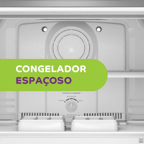 Geladeira auto defrost CRB39A 342L inox Consul 127V