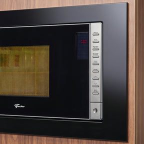 Micro-ondas De Embutir Fischer Fit Line 25l Preto 220v