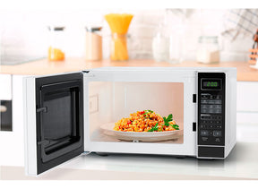 Micro-ondas 20l Branco Porta Preta Minuto Fácil Midea 110V