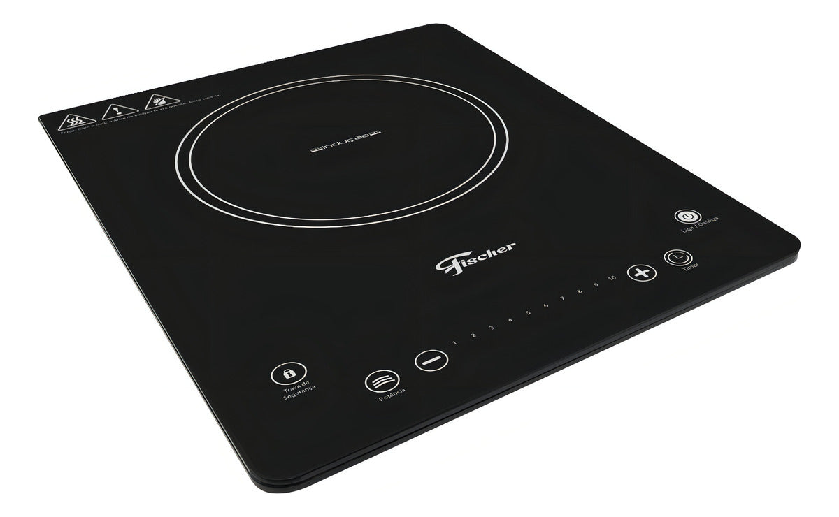 Fogão Cooktop 1 Queimador Indução Preto Fischer 220V