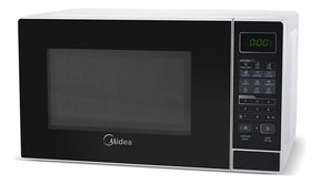 Micro-ondas 20l Branco Porta Preta Minuto Fácil Midea 110V