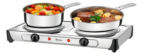 Fogão Elétrico De Mesa Portátil Cooktop 2 Bocas 2000w Ves2000 Brasare Supreme Veronna 220v
