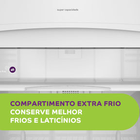 Geladeira auto defrost CRB39A 342L inox Consul 127V