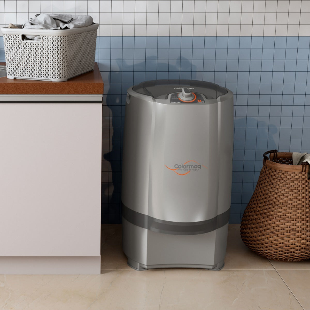 Centrífuga De Roupas Colormaq 12kg Cor Prateado 110V