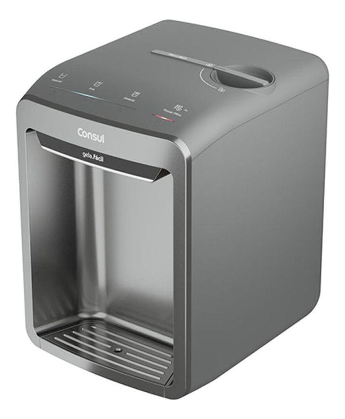 Purificador de Água Consul CPB33A Painel Touch 3 níveis de temperatura Cinza Bivolt 110V/220V