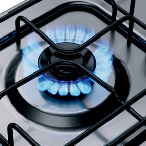 Fogão Brastemp 5 Bocas Duplo Forno Cor Inox Com Botões Remov Tipo de conexão Gás engarrafado 110V