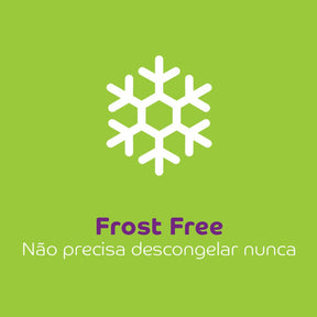 Geladeira auto defrost CRB39A 342L inox Consul 127V