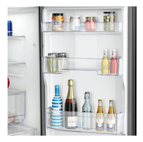 Geladeira Bb41 Black Glass 397l A+++ 60cm Panasonic Cor Preto 110V