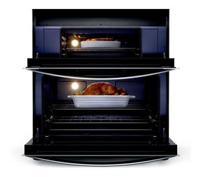 Fogão Brastemp 5 Bocas Duplo Forno Cor Inox Com Botões Remov Tipo de conexão Gás engarrafado 110V