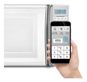 Micro-ondas de Bancada Electrolux Branco 27L com 55 receitas pré-programadas no Menu Online MB37R 220v