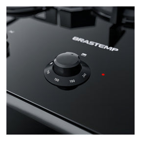 Fogão Brastemp BFD5VCE com porta com visor 220V - preto