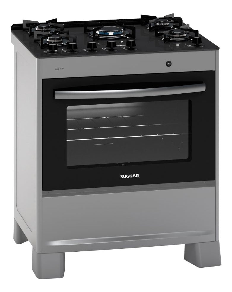 Fogão De Piso Neo Max 5 Queimadores Suggar Cor Inox 110V/220V