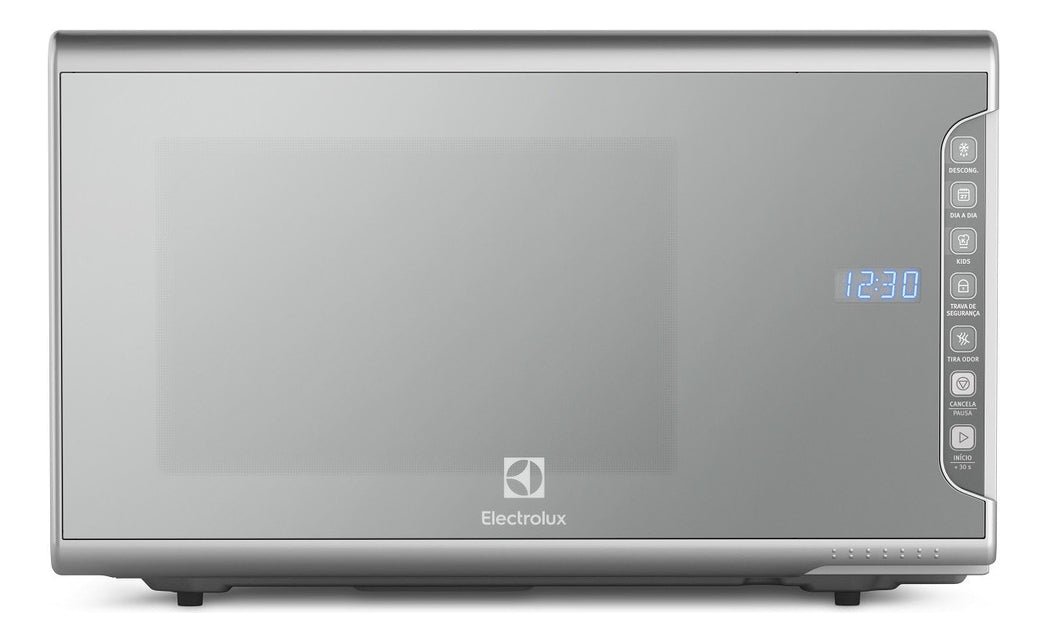 Micro-ondas MI41S 31L Espelhado Com Painel Integrado e Função Tira Odor Cor Prata Electrolux 127V
