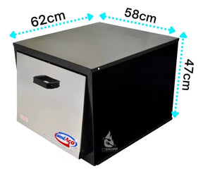 Fogão Industrial De Piso 4 Bocas C/ Forno 30x30 Cristal Aço Cor Preto Tipo de conexão Multigás BAIXA PRESSÃO